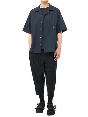 Homme Plissé Issey Miyake Pleated Pants Navy M Size 2 NWT